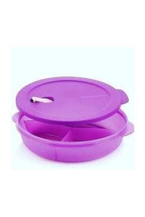 tupperware mikro tabak 3 bolmeli vakum kapakli mor fiyati yorumlari trendyol