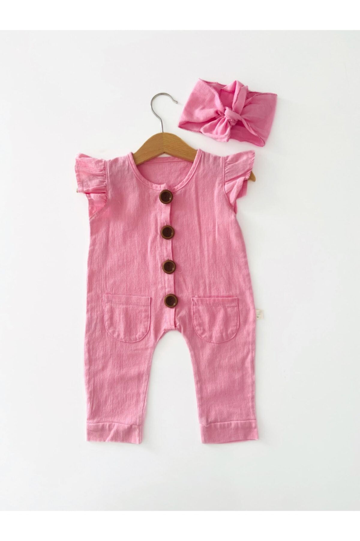 Pink color jumpsuit discount