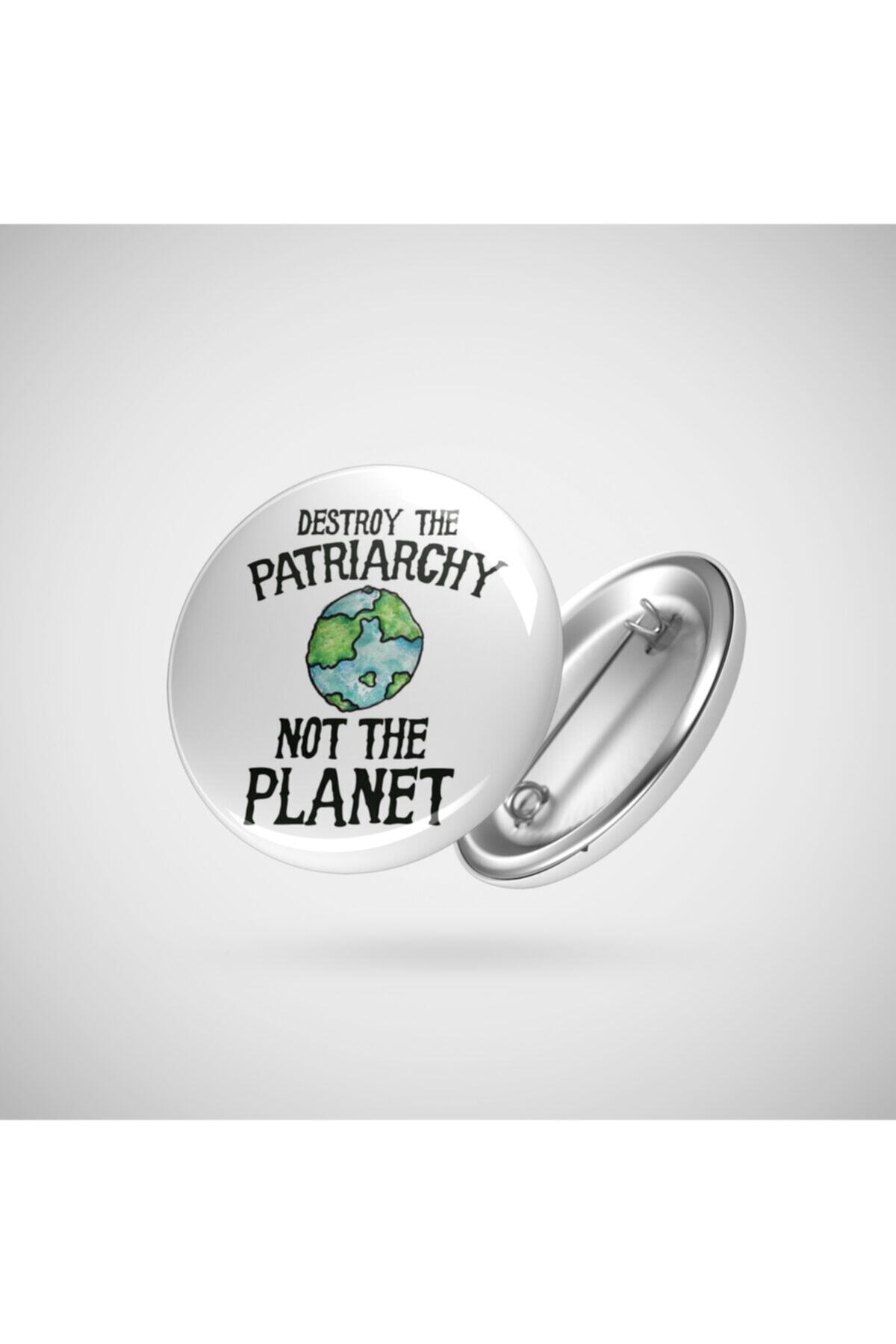 Destroy The Patriarchy Not The Planet Earth Day Badge