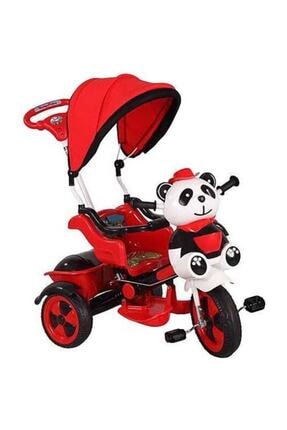 babyhope 127 little panda ebeveyn kontrollu tenteli muzikli tricycle uc teker bisiklet kirmizi beyaz fiyati yorumlari trendyol