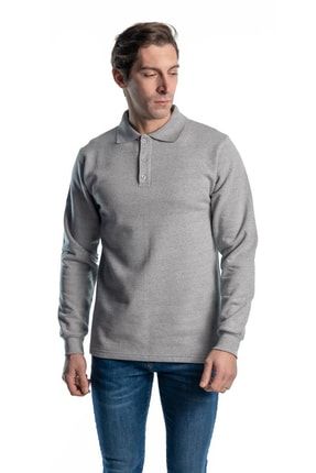 Sweatshirt, Yakalı, Kışlık Iş Elbiseleri (AÇIK GRİ) 107E5400