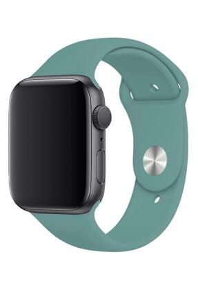 Apple Watch Uyumlu Kordon 2 3 4 5 Seri 42 Mm 44 Mm Koyu Yeşil