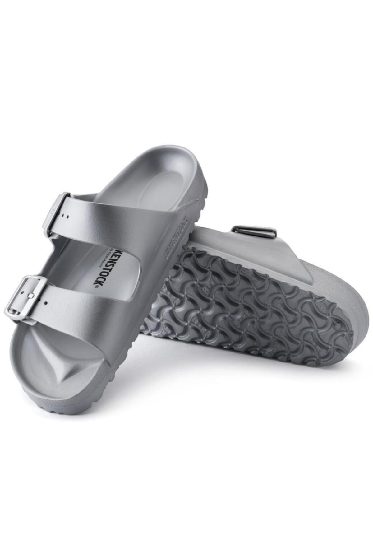 دمپایی بیرکن استاک زنانه پارچه نقره اي  راسته      کژوال/روزمره | Birkenstock Z00992 - تصویر 5