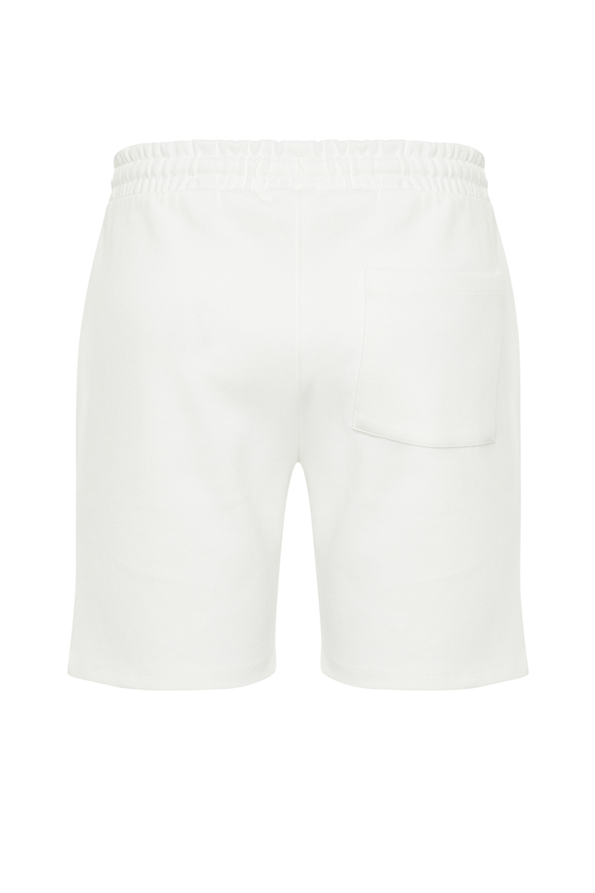 Trendyolmilla  Ekru Regular/Normal Kesim Dokulu %100 Pamuklu Şort TMNSS24SR00022 - Görsel 9