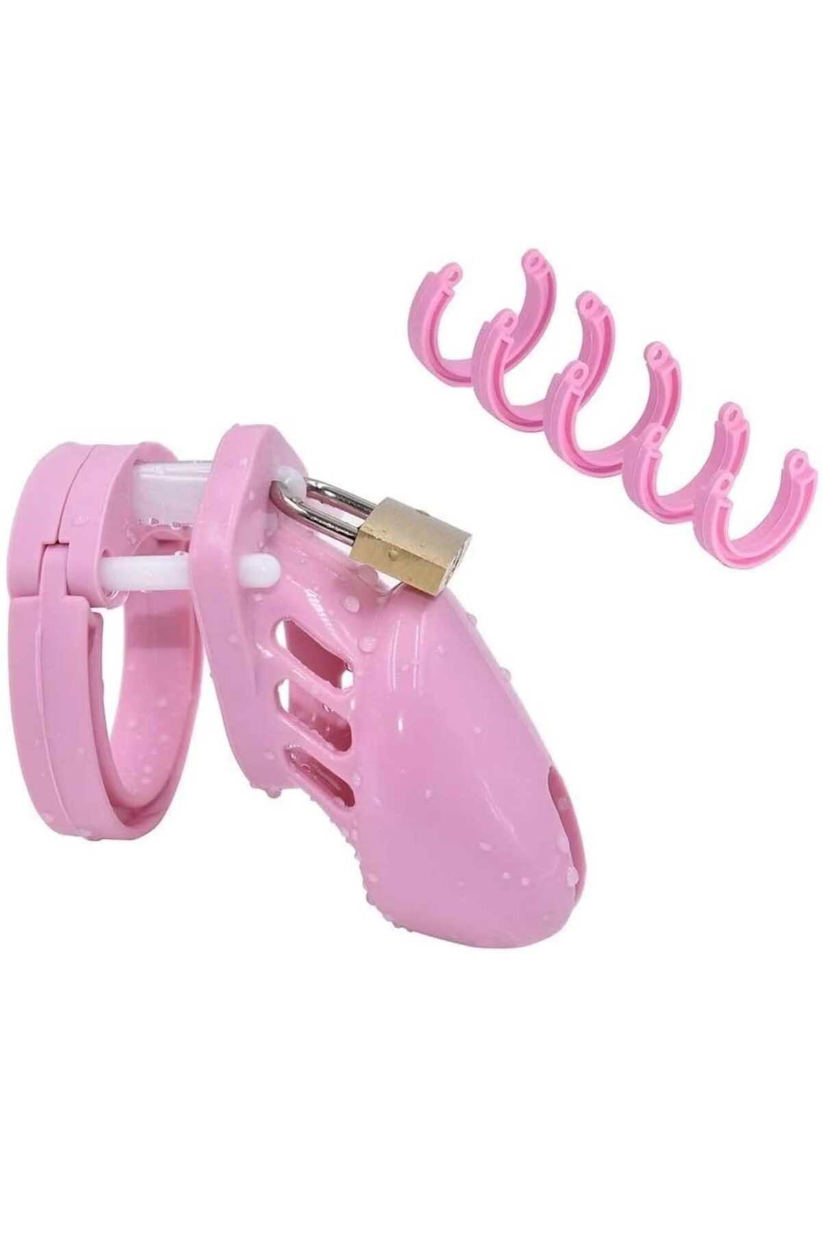 Pembe Chastity Belt Kafes 2