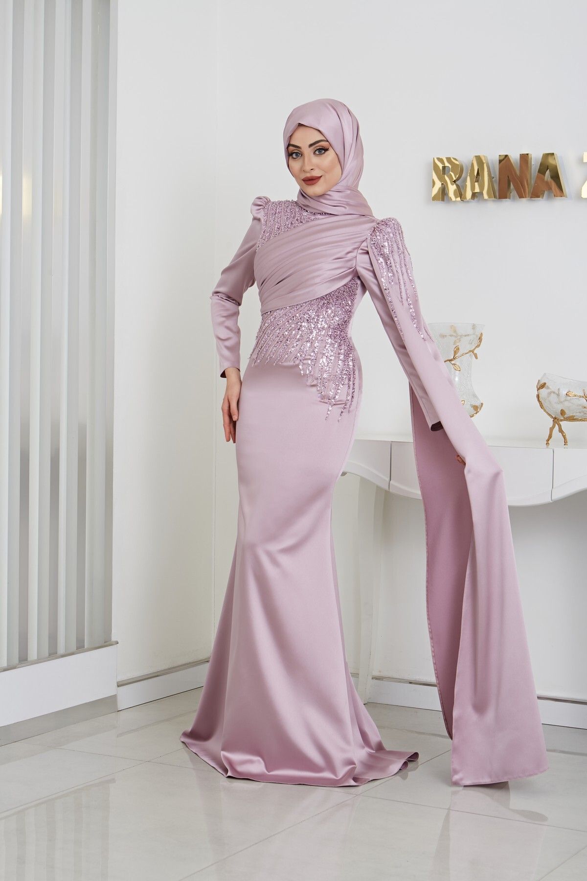 Rana Zenn-NOURA EVENING DRESS LILA 3