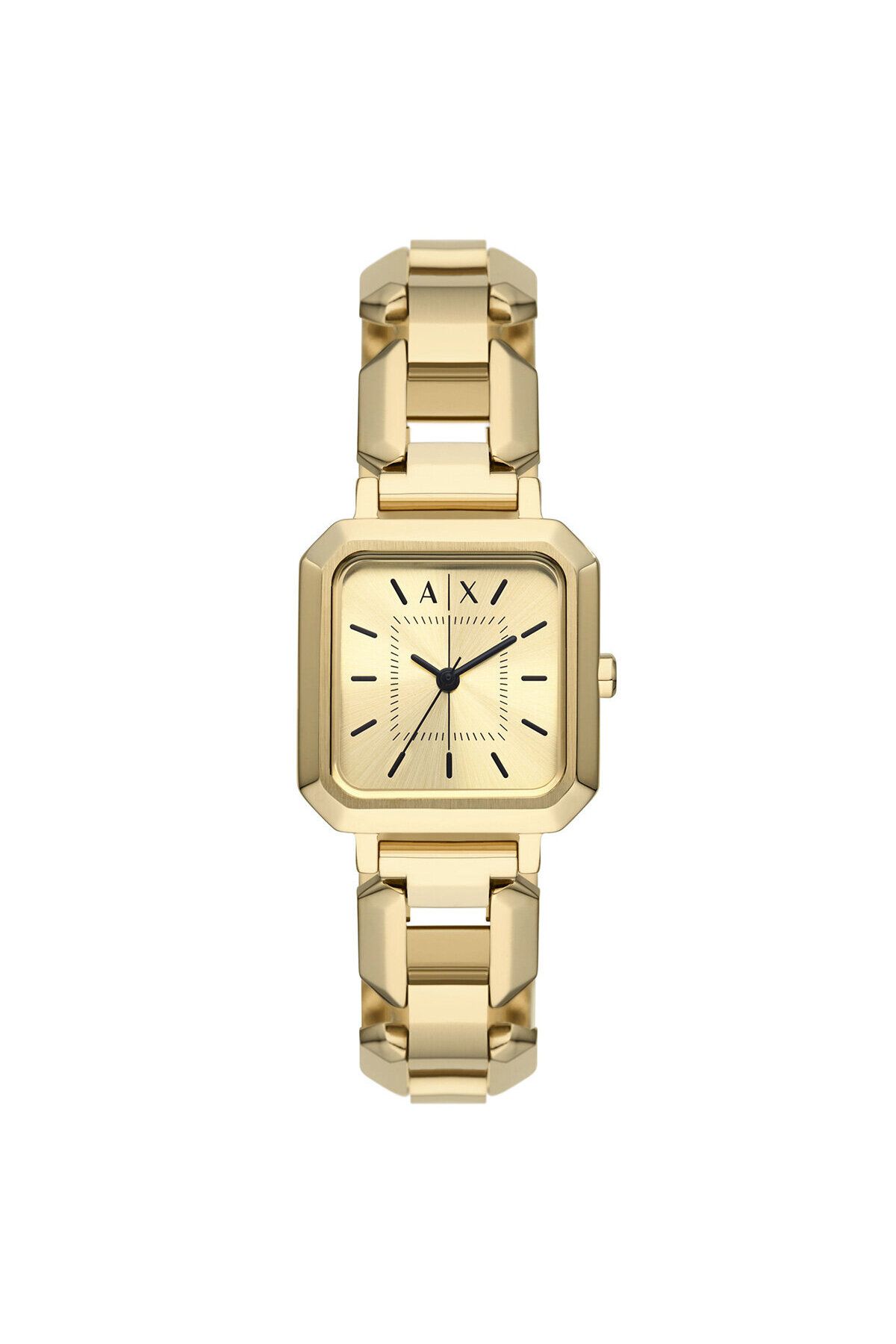 Gold watch armani exchange outlet