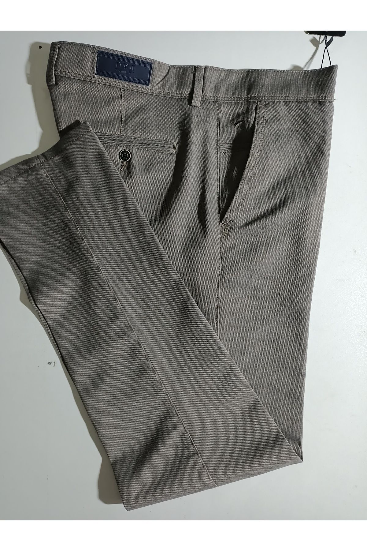 ATLIHAN-Kagi Classic Side Pocket Oxford Linen Trousers 2