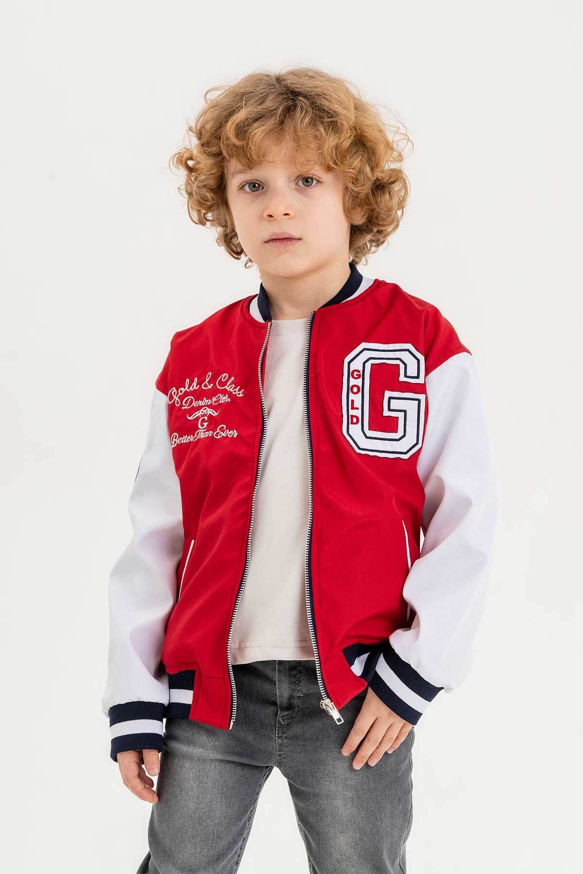Boys gold jacket store