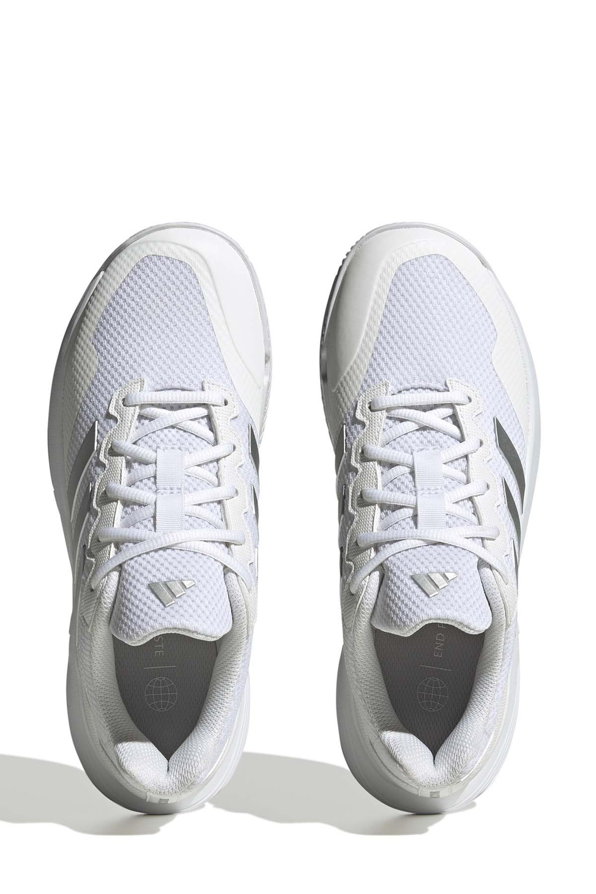 adidas-Gamecourt 2 W - Biela dámska tenisová obuv 6