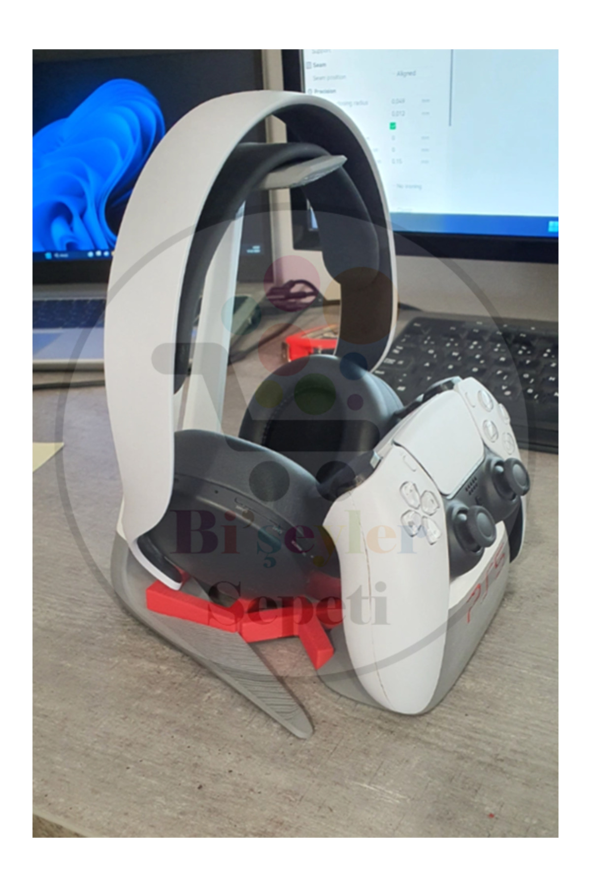 Ps5 - Playstation 5 -uyumlu Gamepad Dualsense Kol Ve Pulse Kulaklık Stand Aparat 2