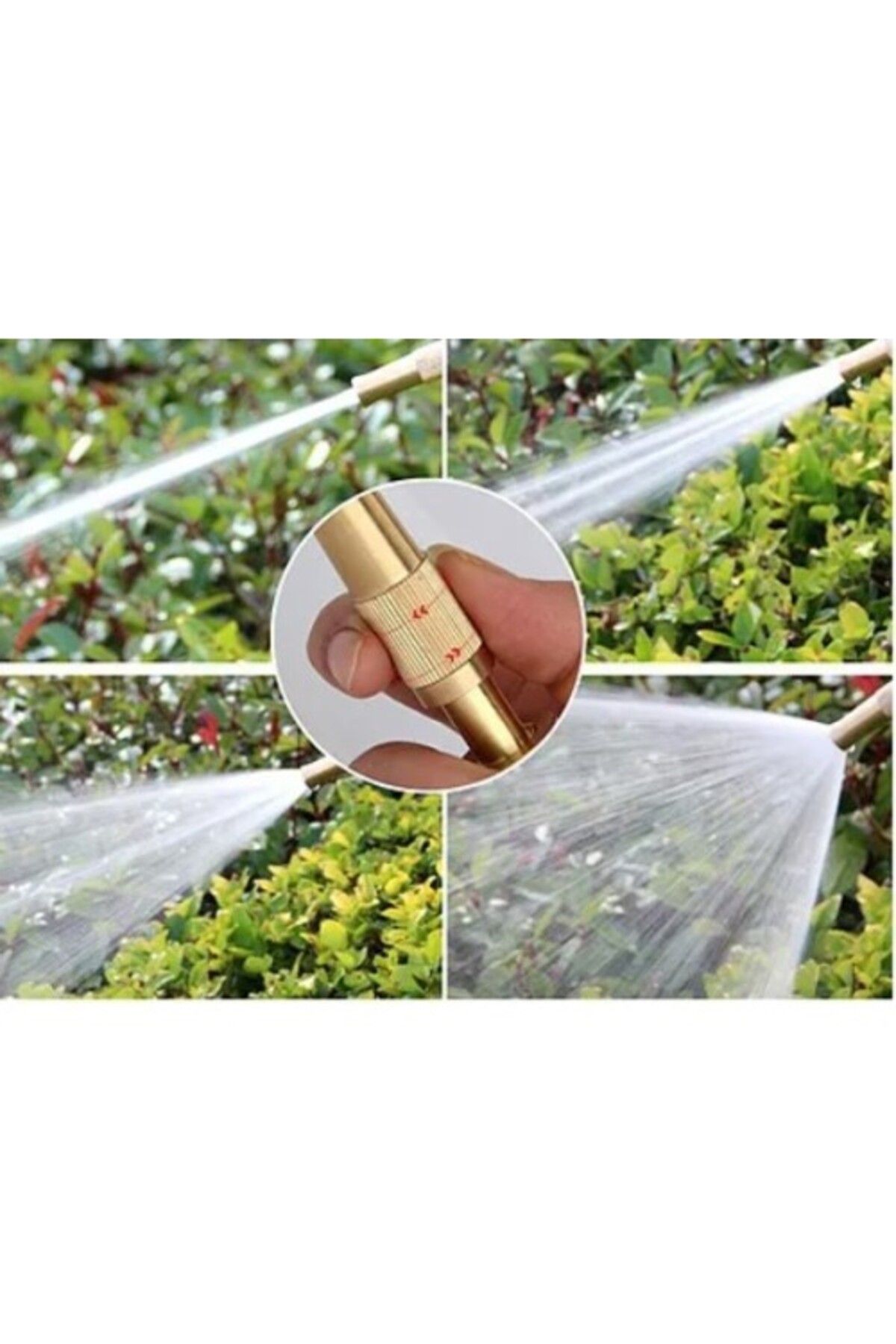 PERİBOİA-Gold Color Adjustable Pressure Hose Head 3