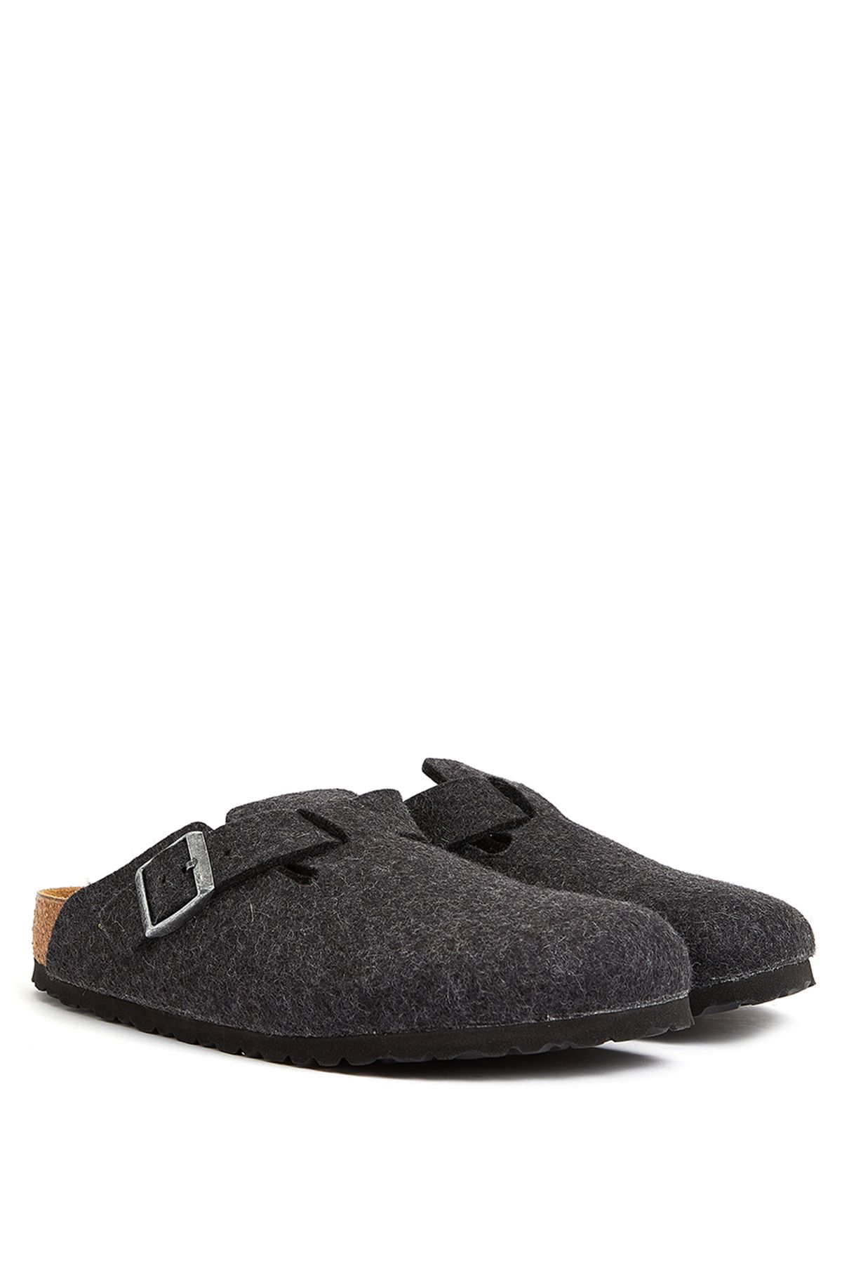 دمپایی مردانه آنتراسیت پشمی بوستون Birkenstock