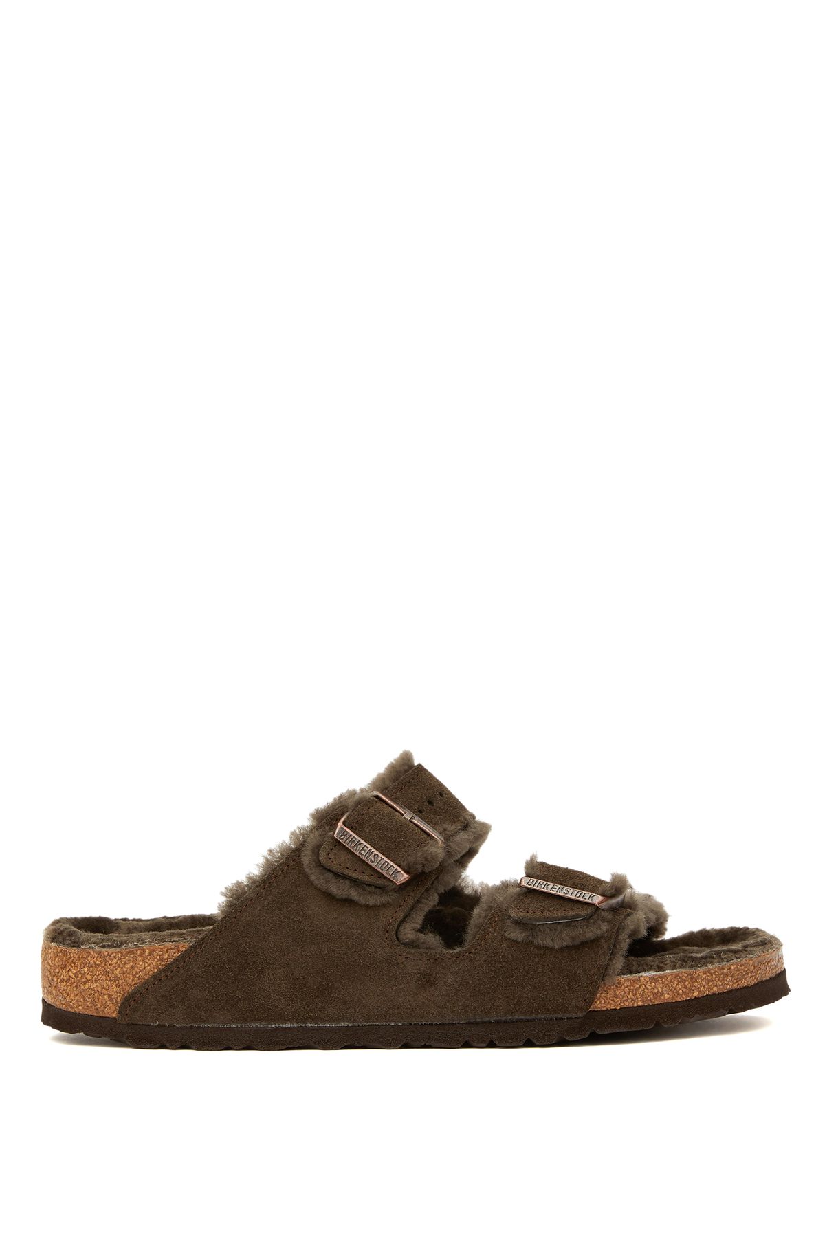 دمپایی مردانه آریزونا شرلینگ قهوه ای Birkenstock