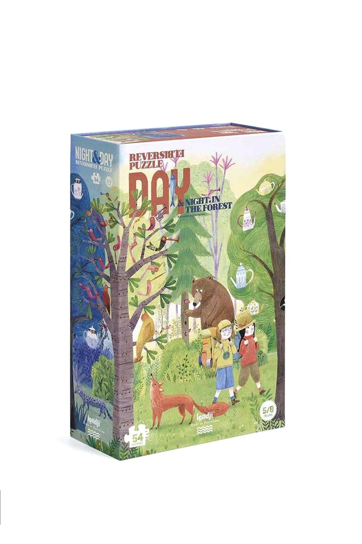 Night And Day In The Forest Puzzle