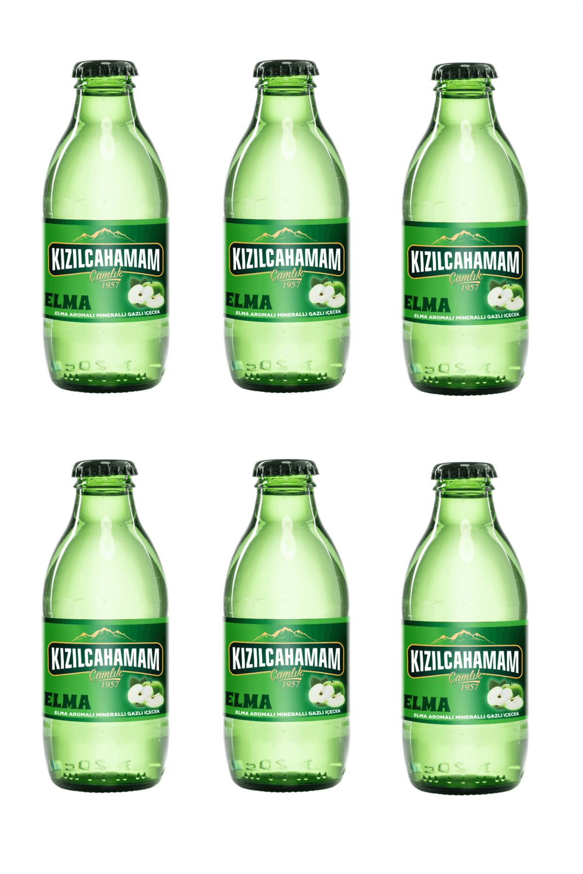 Kızılcahamam Çamlık Elma Aromalı Maden Suyu 200 Ml X 6 Adet
