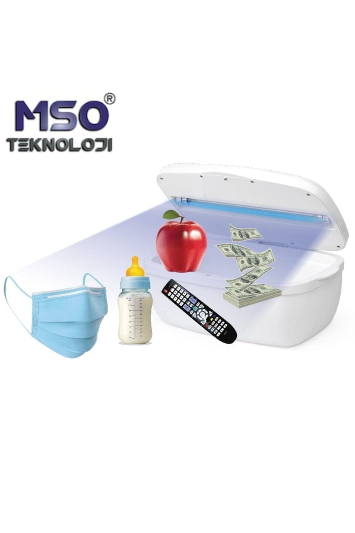 MSO TEKNOLOJİ Uvc Virüs Bakteri Sterilizasyon Uv Dezenfekte Cihazı 6,5 Lt