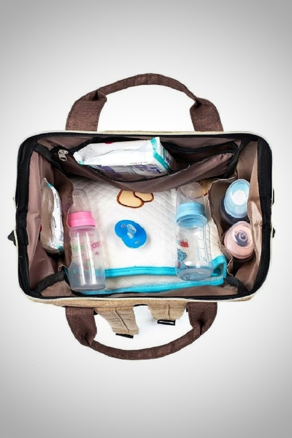 Özgün Baby 6 Parça Doğum Seti (Bebek Bakım Çantası, Zıbın Seti, Body, Nohut Battaniye, 10Lu Mendil, 3Lü Çorap) fotoğrafı 7 (önizleme)