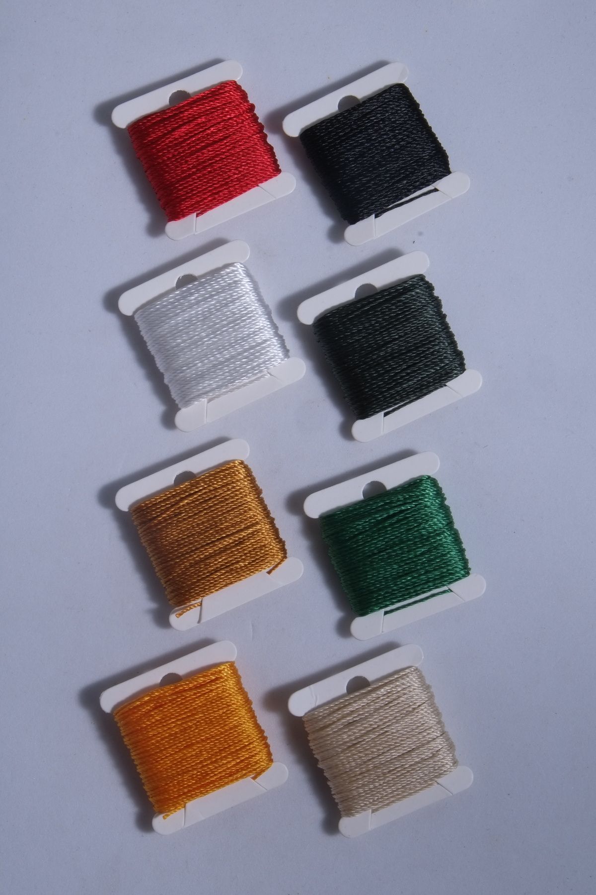 0.6 Mm 10 Metre 8 renk İnce Tesbih İpi Toplam 80 Metre