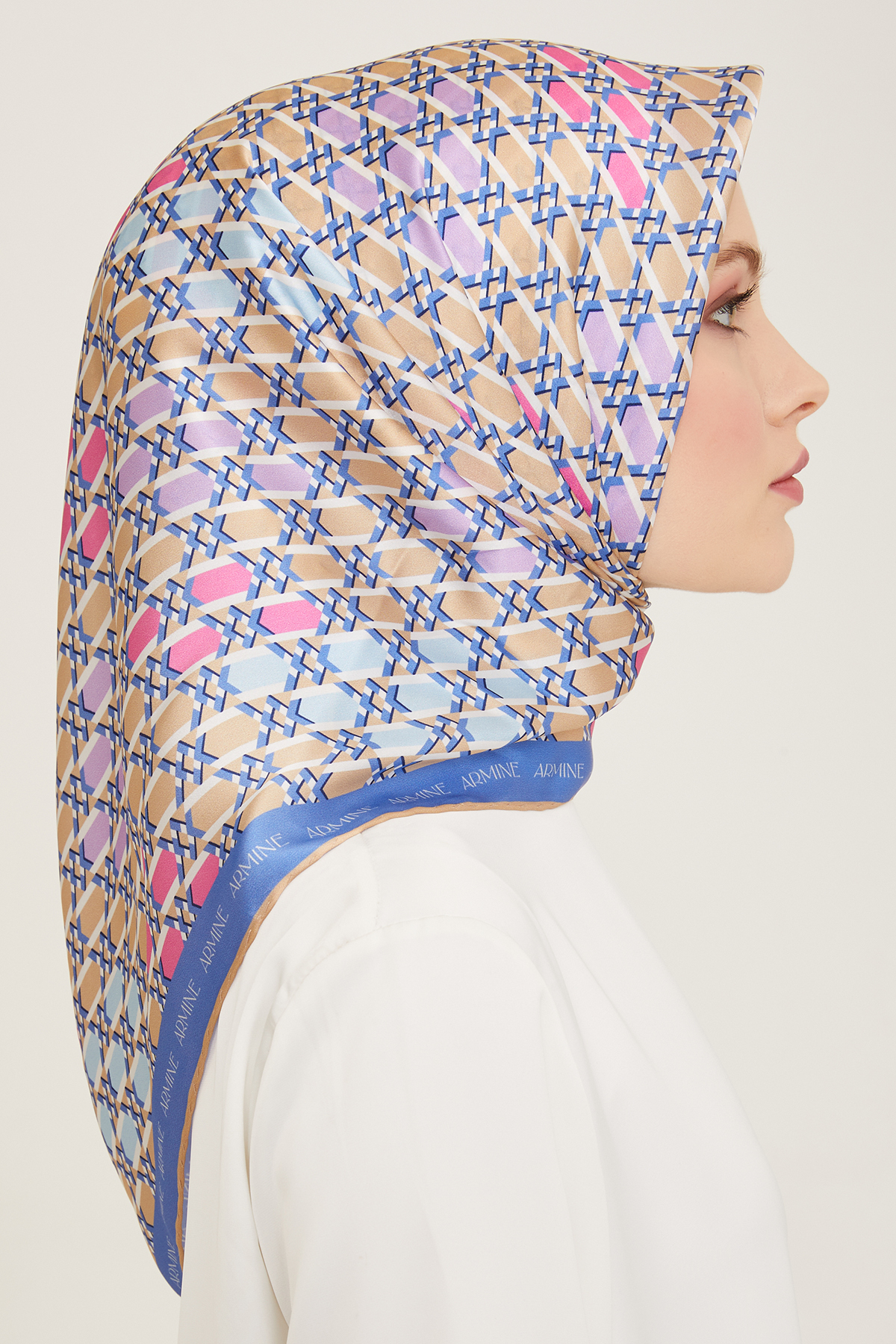 روسری زنانه آرمینه | E24YA9144D01 Armine - Image 3