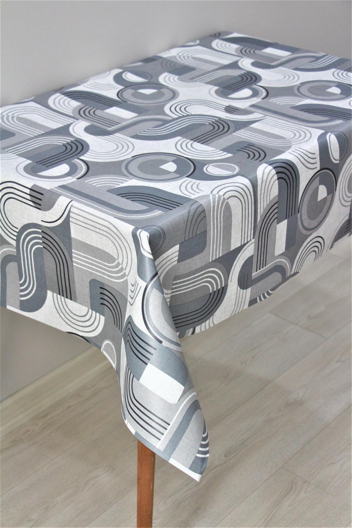 Fiber Lined Wipeable Pvc Linoleum Tablecloth1195-2geobhm