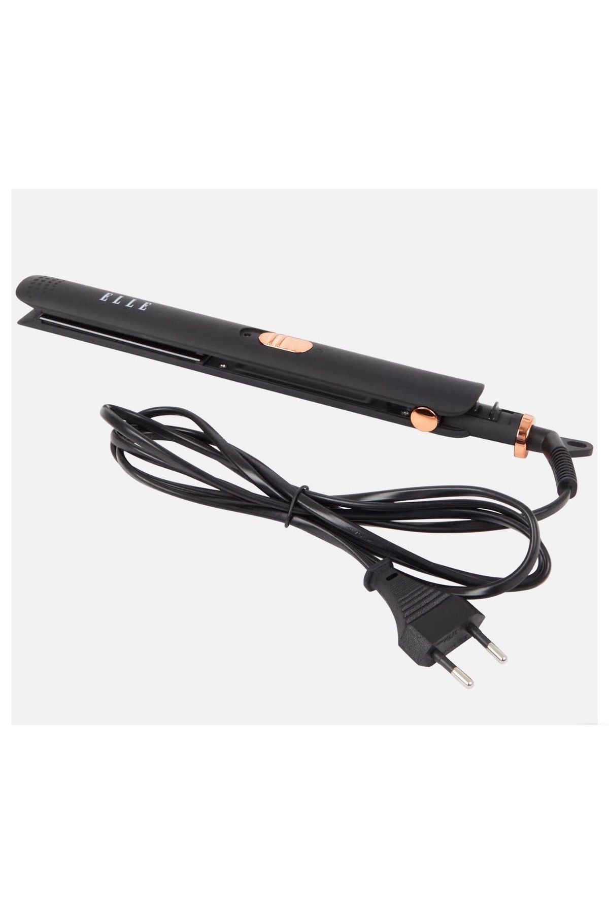 QUEEN AKSESUAR-Imported German quality luxury Elle hair straightener tongs ceramic coating 190 degrees 2