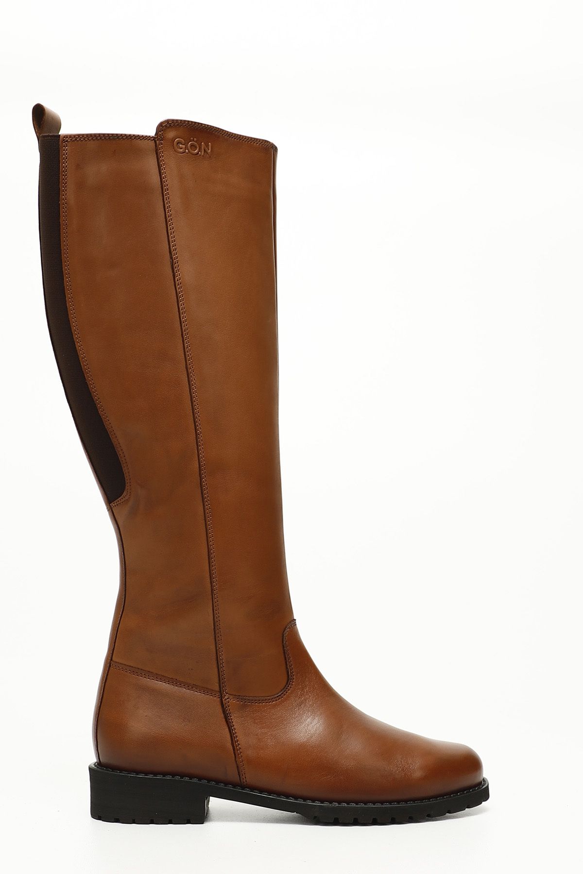 G NDER R Tan Antique G n Genuine Leather Round Toe Rubber Sole