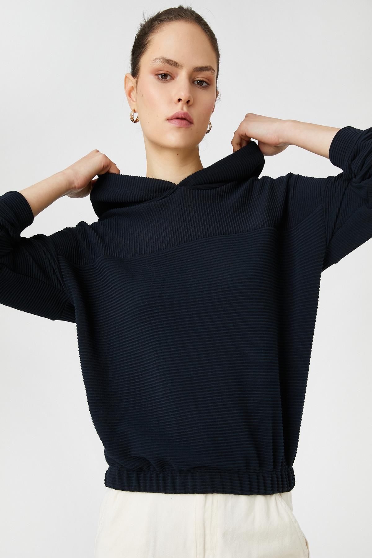 Koton Damska Bluza W Kolorze Granatowym Kobieta - XL