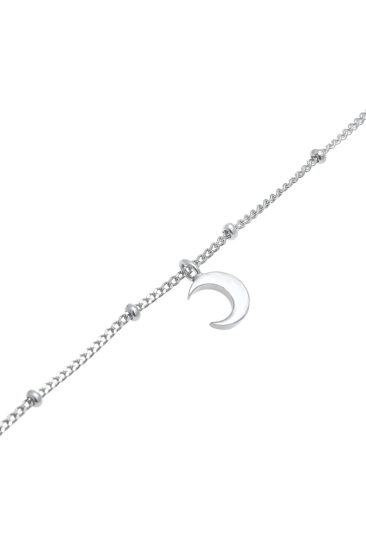 ELLI-Halskette Gerdanlık Kugelkette Halbmond Astro 925 Gümüş 4