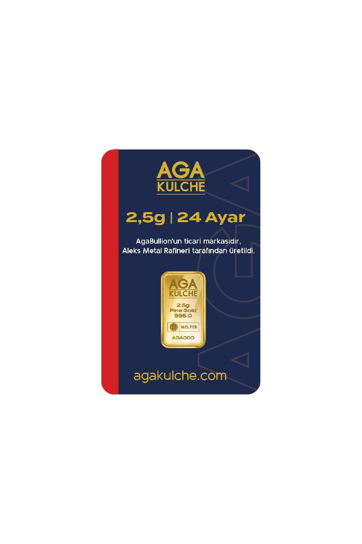2.5 gram Altın 24 Ayar Külçe Altın