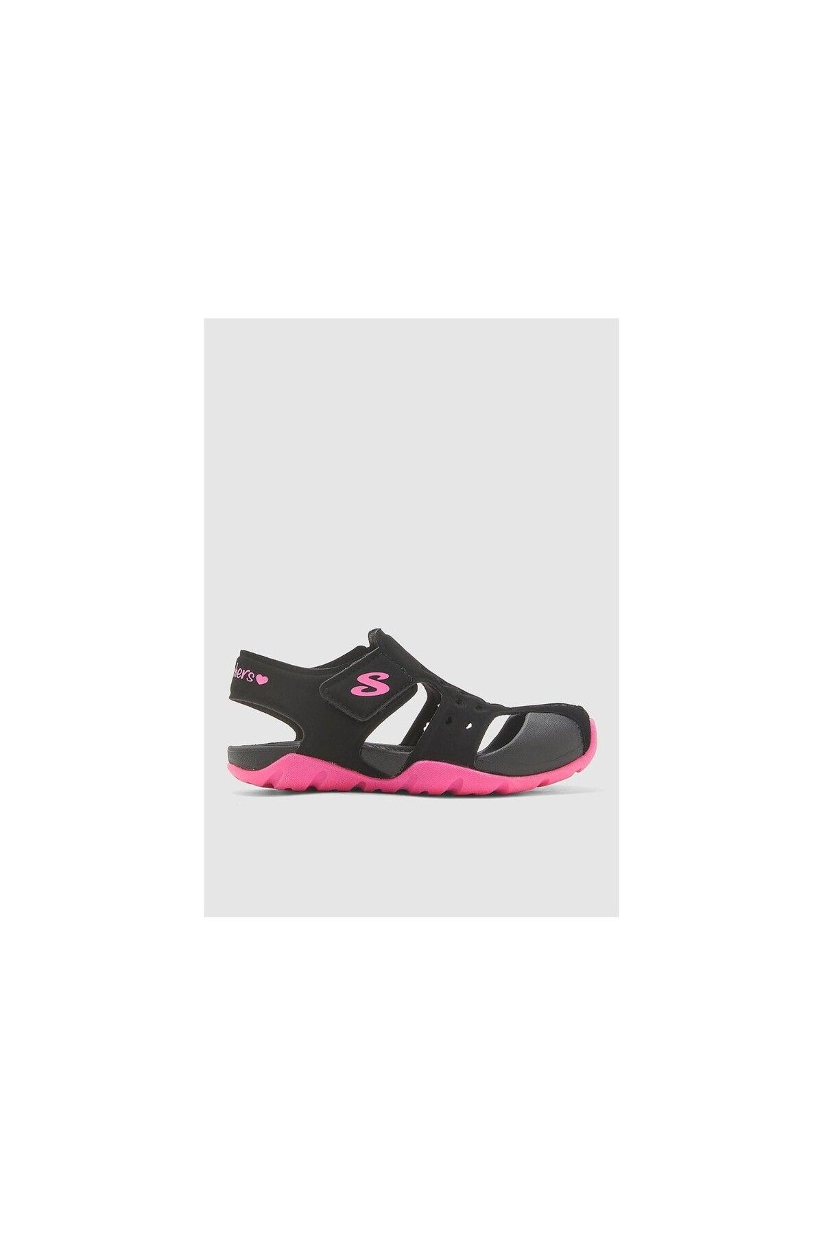 Skechers 86624L BKHP Side Wave-Heart Bleiss کفش ورزشی روزانه کودکان
