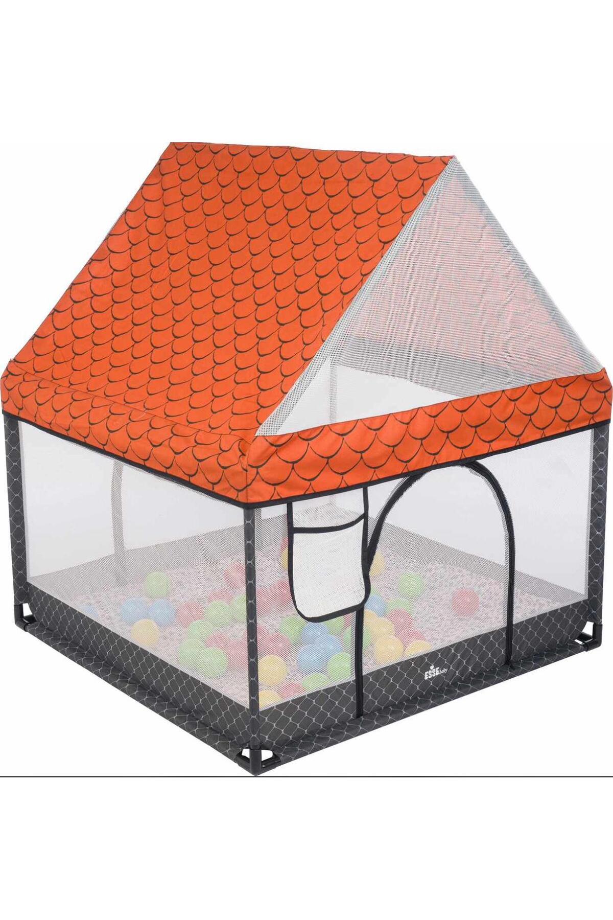 TURHAN BEBE Bebek ve Çocuk Çatılı Oyun Alanı 50 Adet Renkli Oyun Topları fotoğrafı 3 (önizleme)