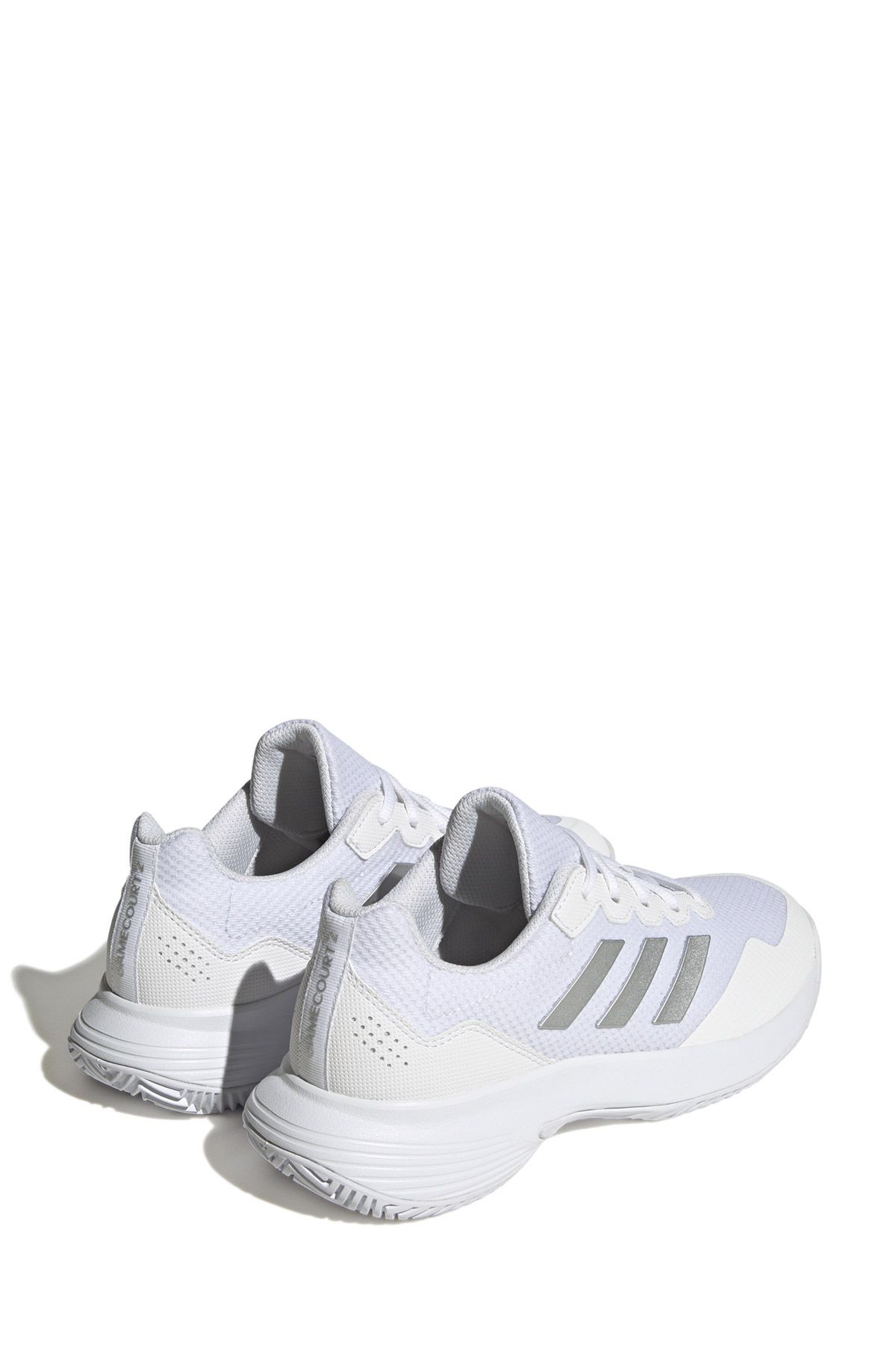 adidas-Gamecourt 2 W - Biela dámska tenisová obuv 4