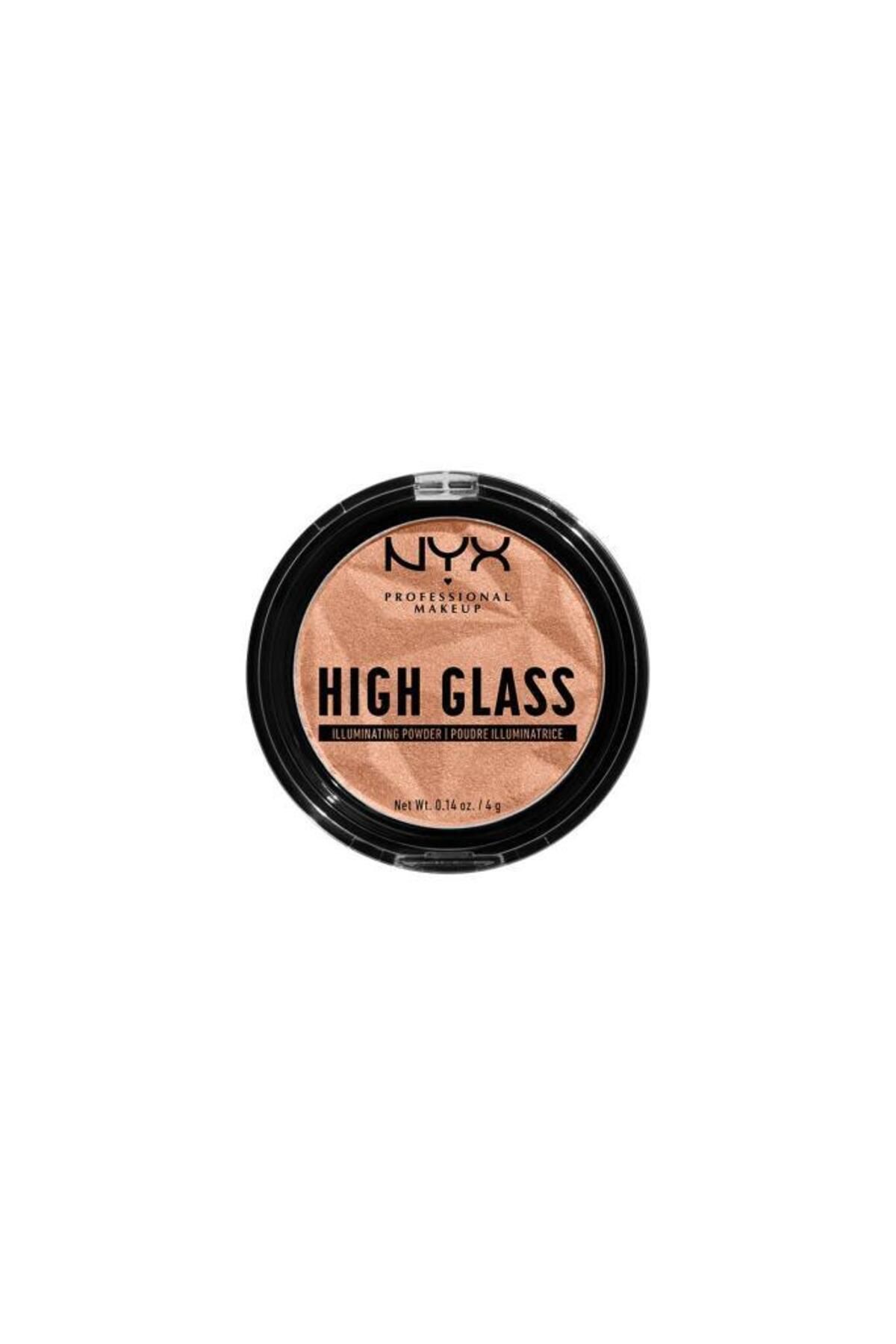 NYX Professional Makeup پودر روشن کننده شیشه ای HIGH Glass هالوی روزانه