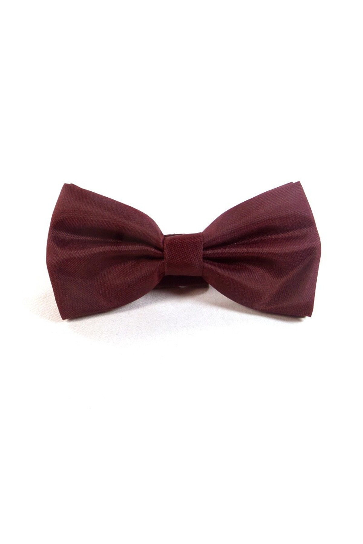 Sade Kravat Mat Saten Bordo Papyon P026