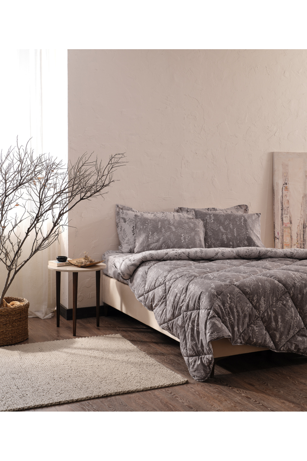 ست خواب تک نفره  قهوه ای Doqu Home | 2Q9CMFEASY0010139 اورجینال - تصویر 2