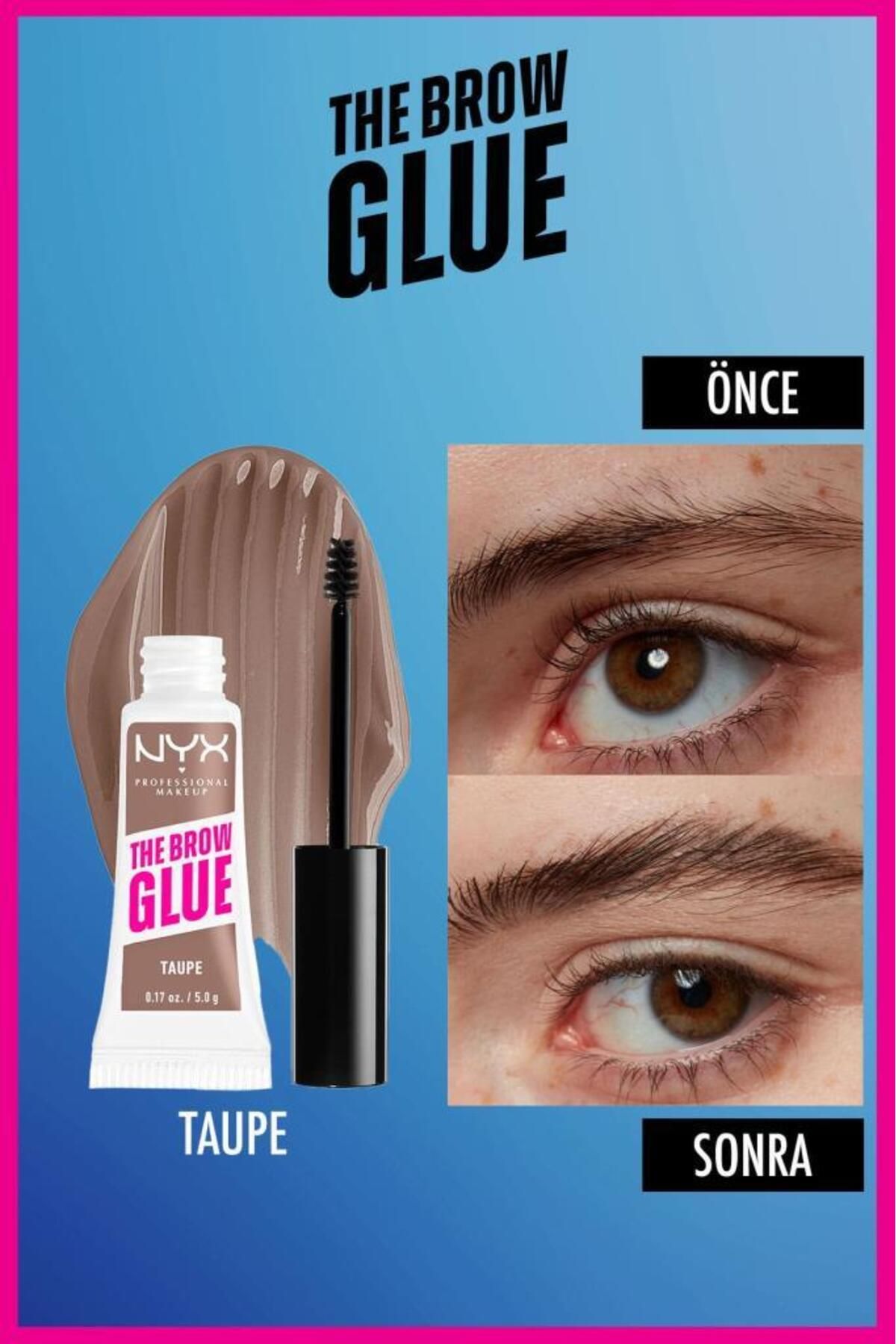 NYX Professional Makeup ژل ابریشمی حالت دهنده ابروی فوری Brow Glue