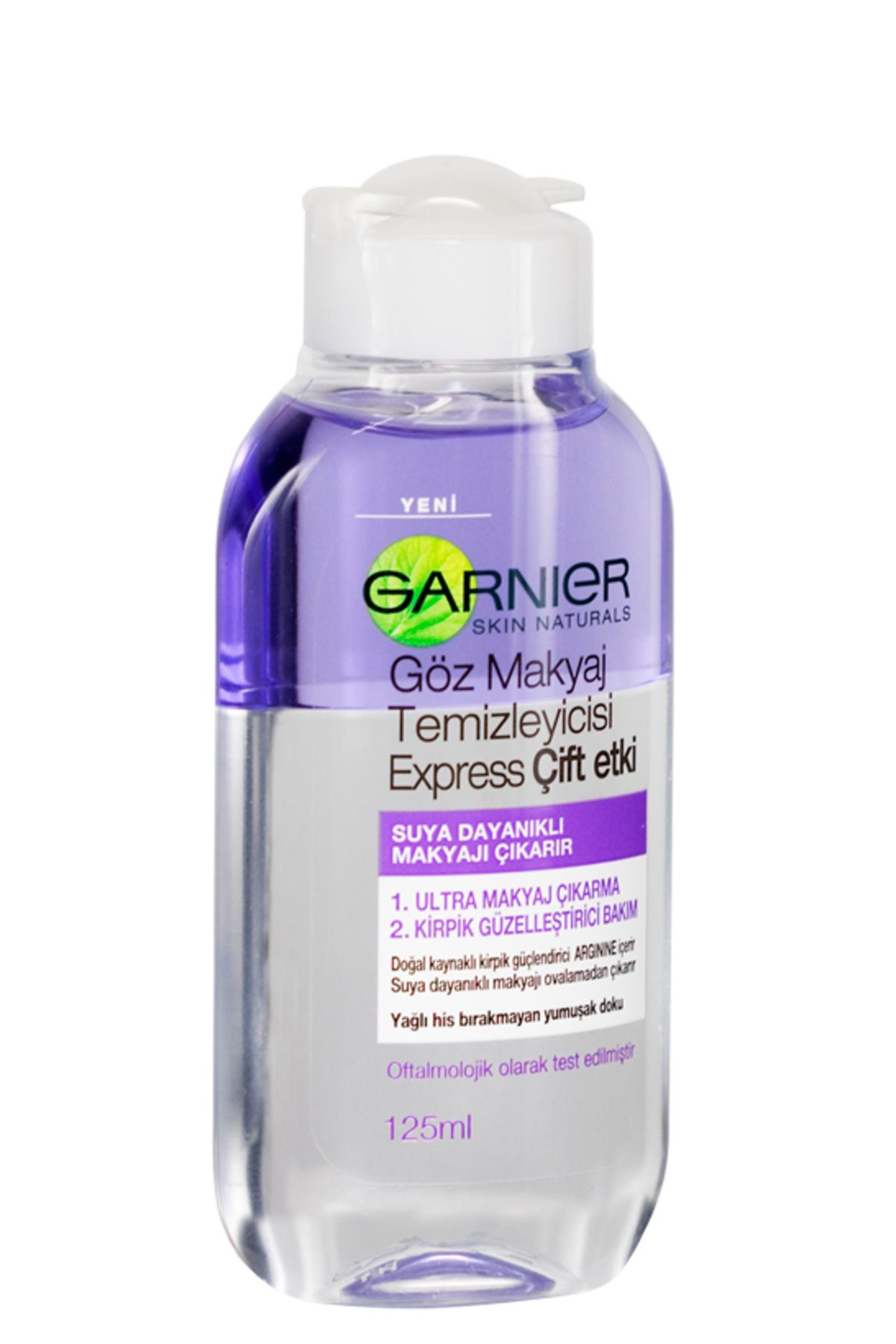 Garnier پاک کننده آرایش چشم اثر دوتایی اکسپرس 125 میلی لیتر