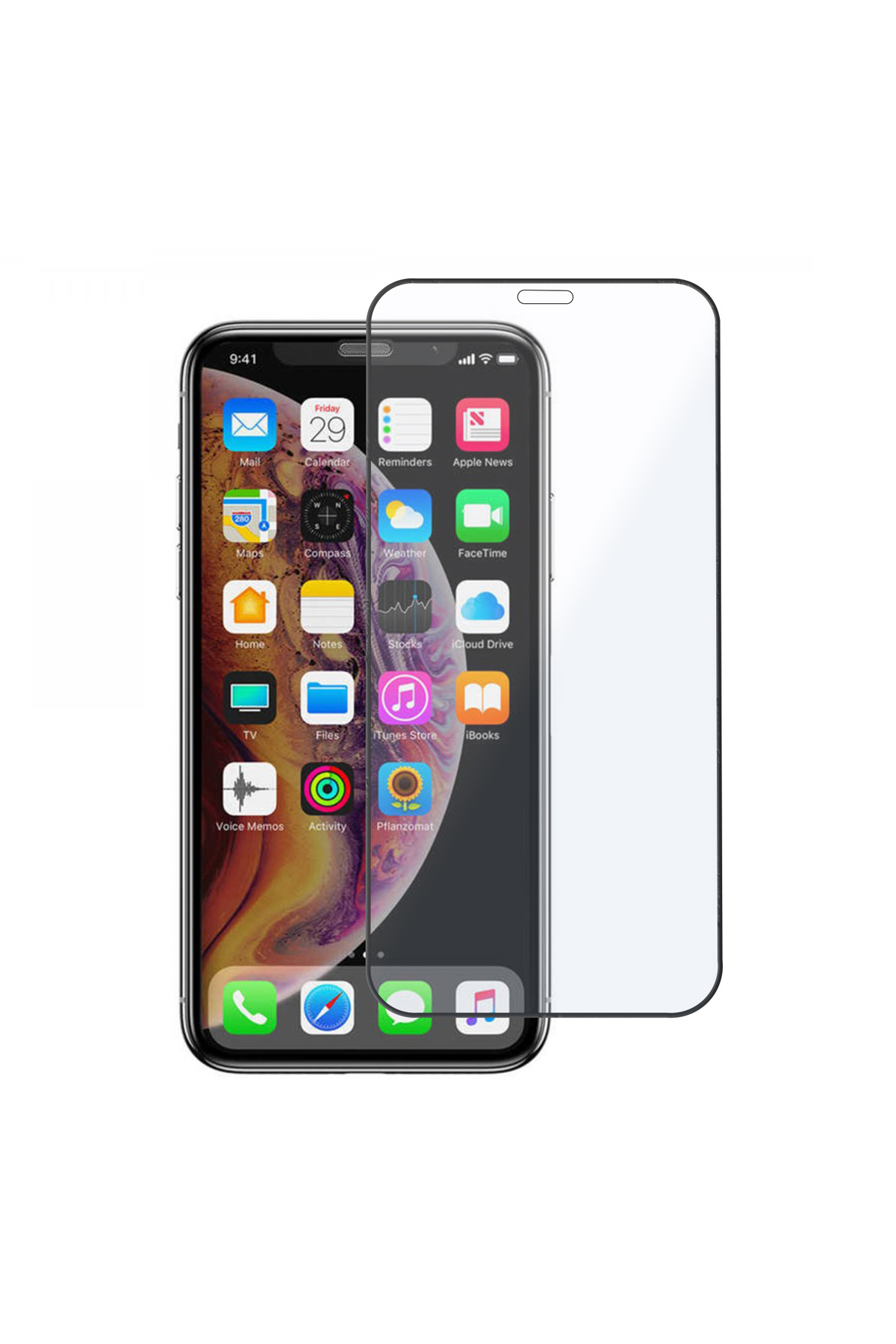5D Glas Full Glass Protector for Apple iPhone 11 Compatible