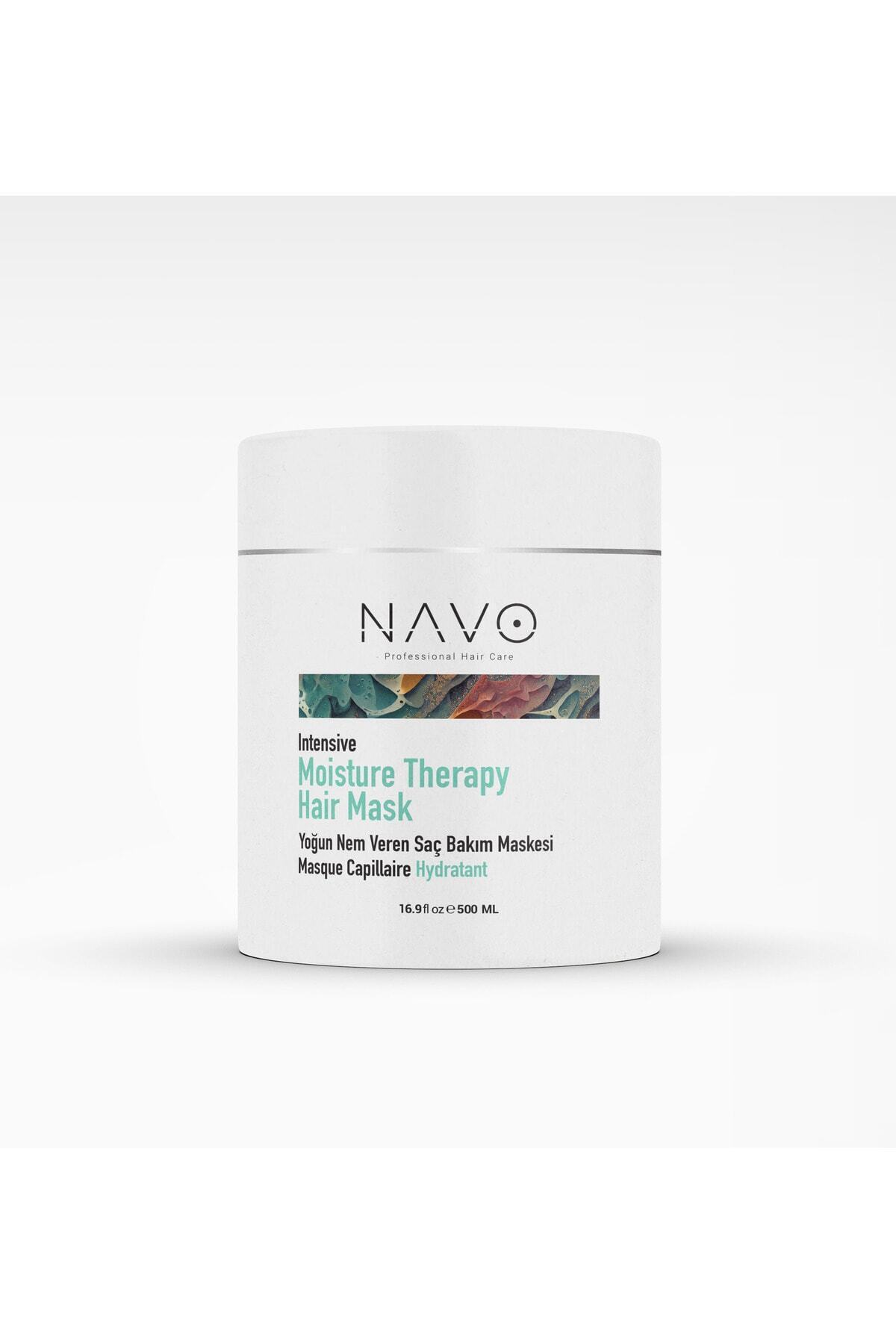 Yoğun Nem Veren Saç Maskesi | Moisture Therapy Hair Mask 500 ml — Navo-mt-01 — تصویر 3 از 4