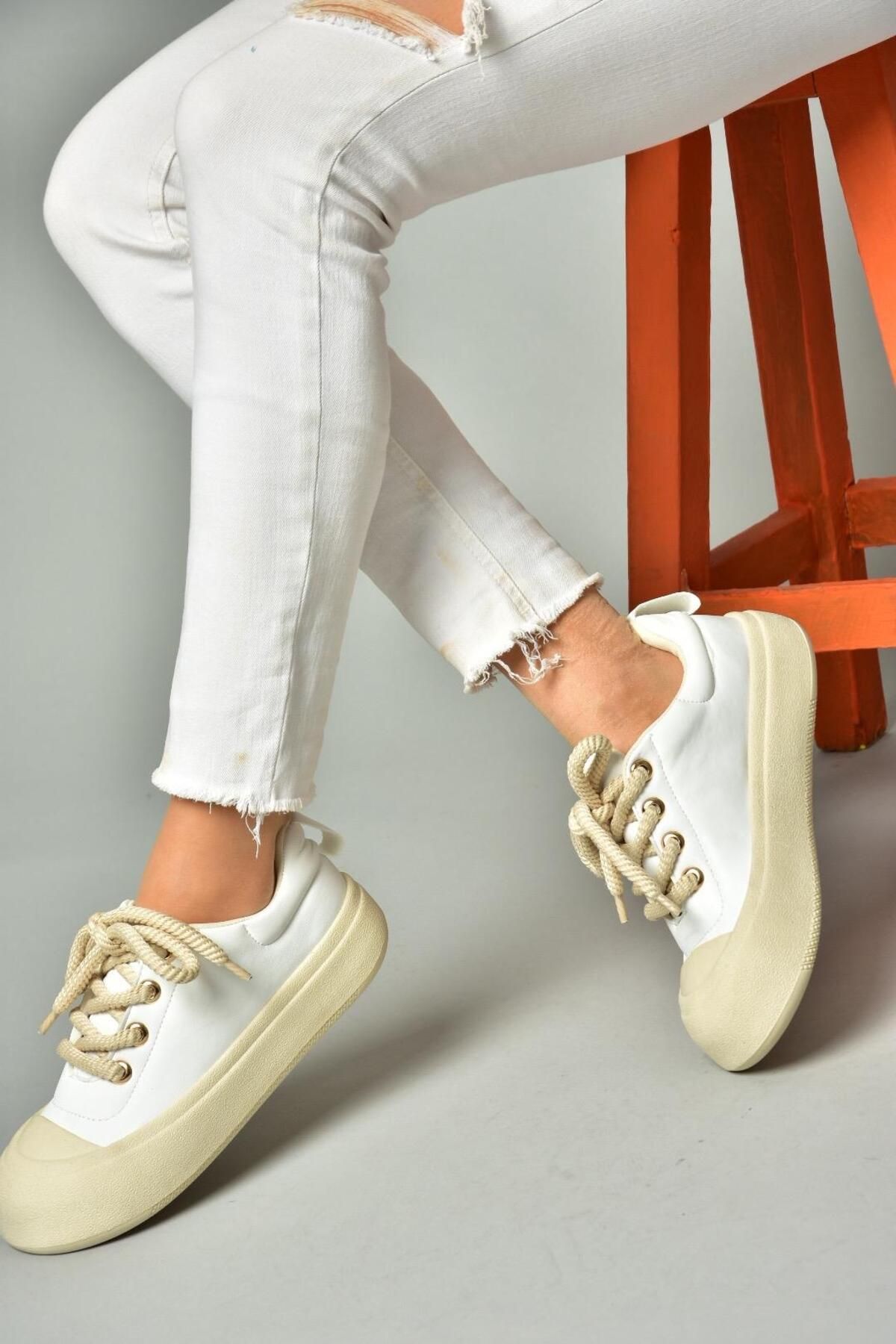Fox Shoes Tenisi Albi Pentru Damă - 09model440583 Femeie - 36
