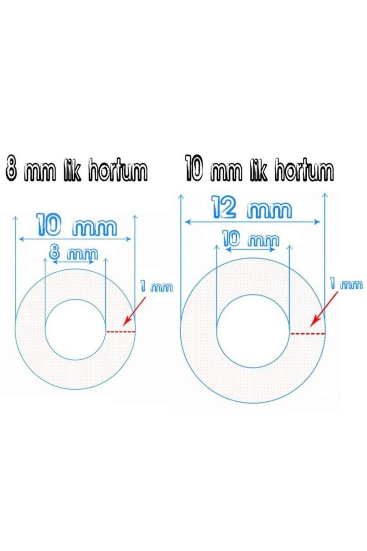 8 Mm Şeffaf Terazi Hortumu Termosifon Otomobil Kapı Fitili 20 Metre 2