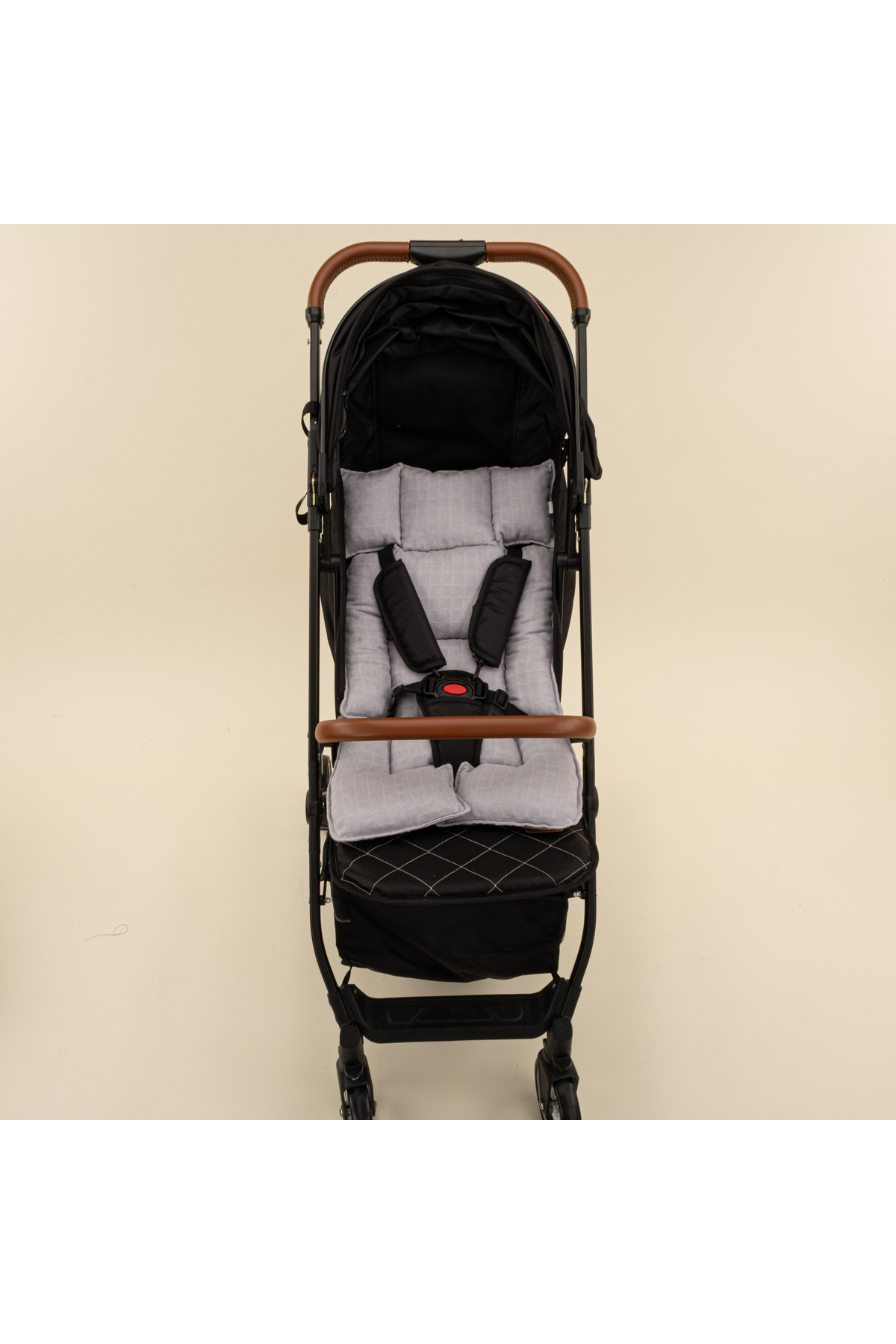 Yunikobaby Bebek Arabası Minderi - Gri Muslin fotoğrafı 3 (önizleme)