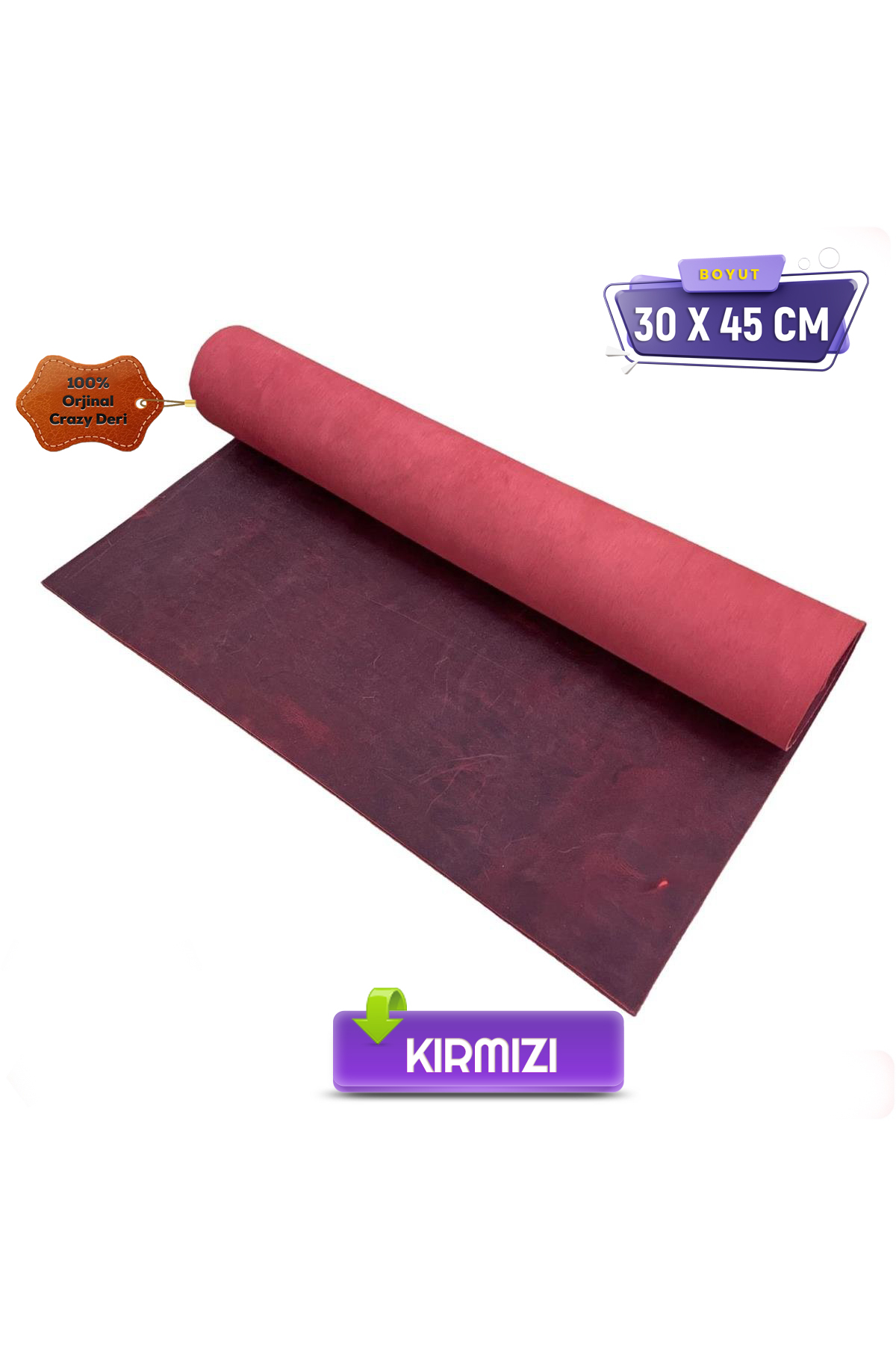 30 x 45 cm Crazy Leather for Hobby