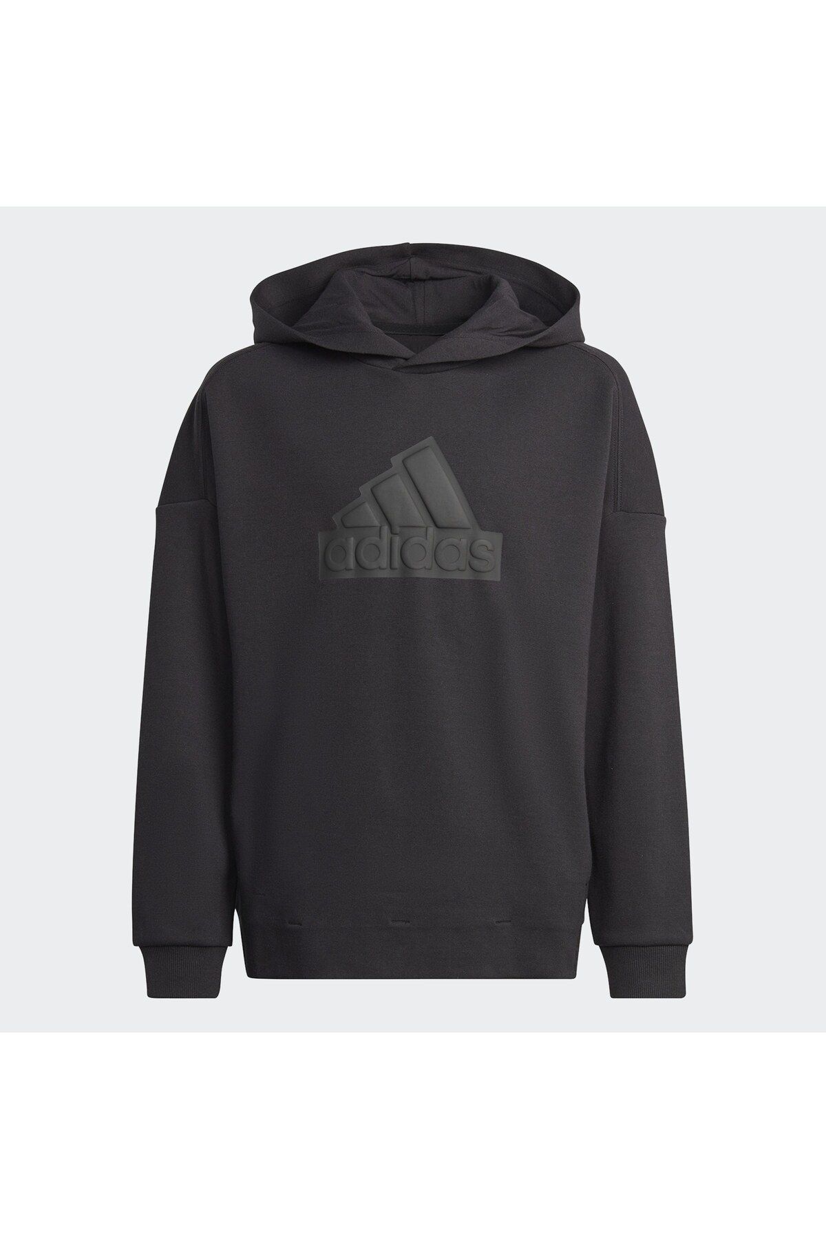 Grey and shop black adidas hoodie