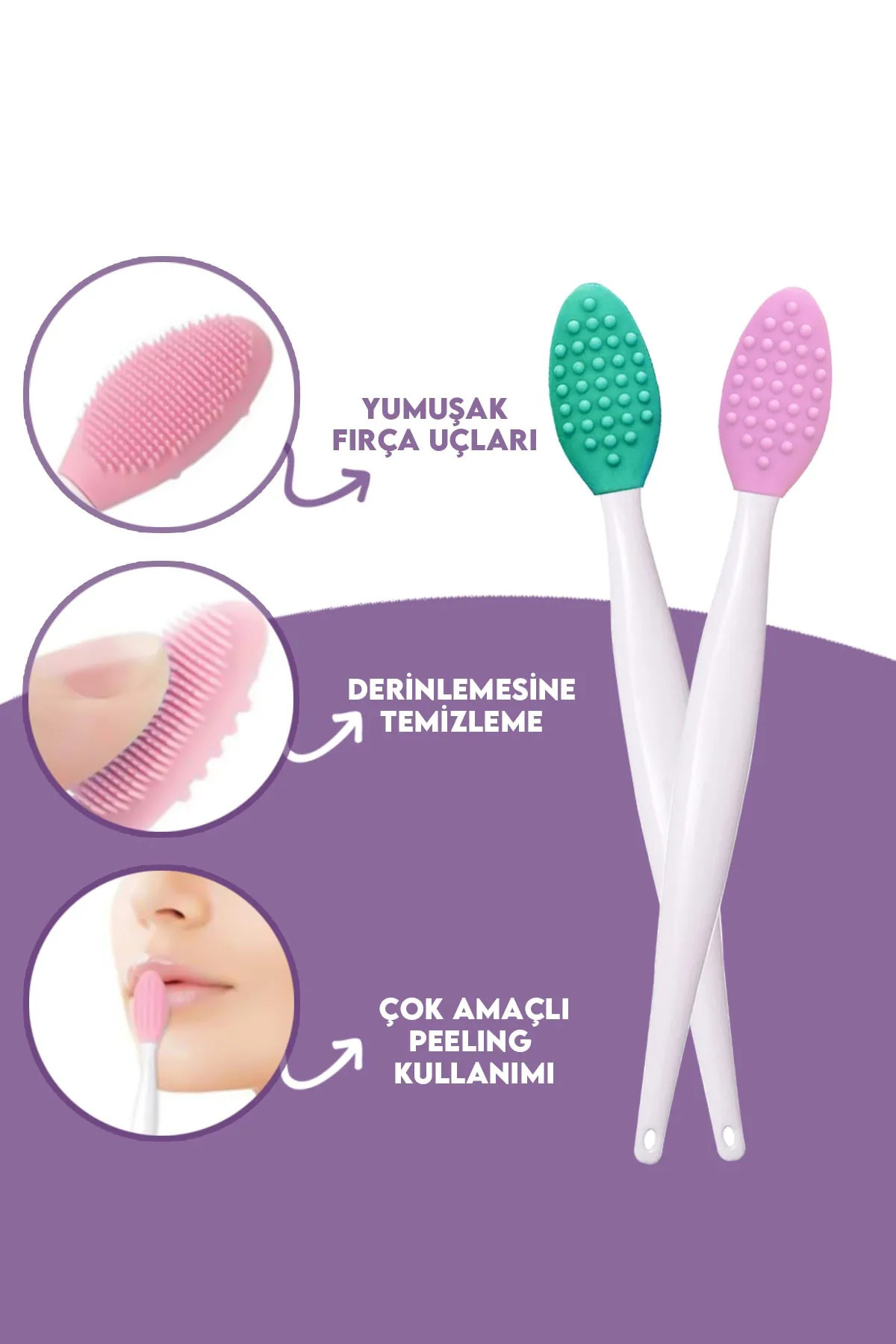  برس پاک کننده پوست و صورت مخصوص جوش های سرسیاه بینی، برس لایه بردار توت فرنگی