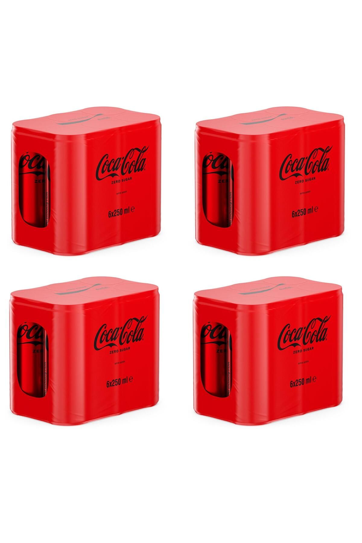 Coca-Cola Kola Zero Sugar 250 Ml X 24 Adet
