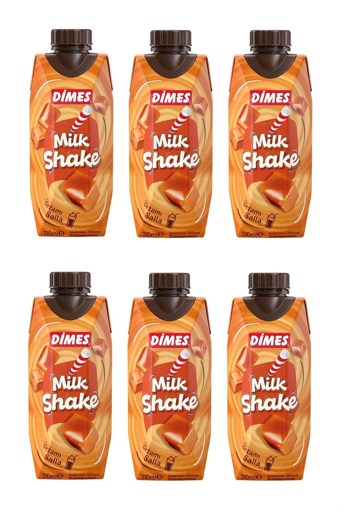 Dimes Milkshake Karamel Aromalı 310 Ml X 6 Adet