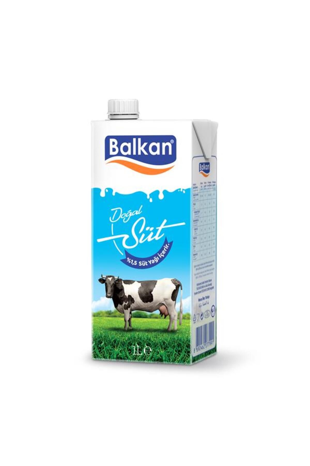 Balkan Süt Yarım Yağlı 1 Lt