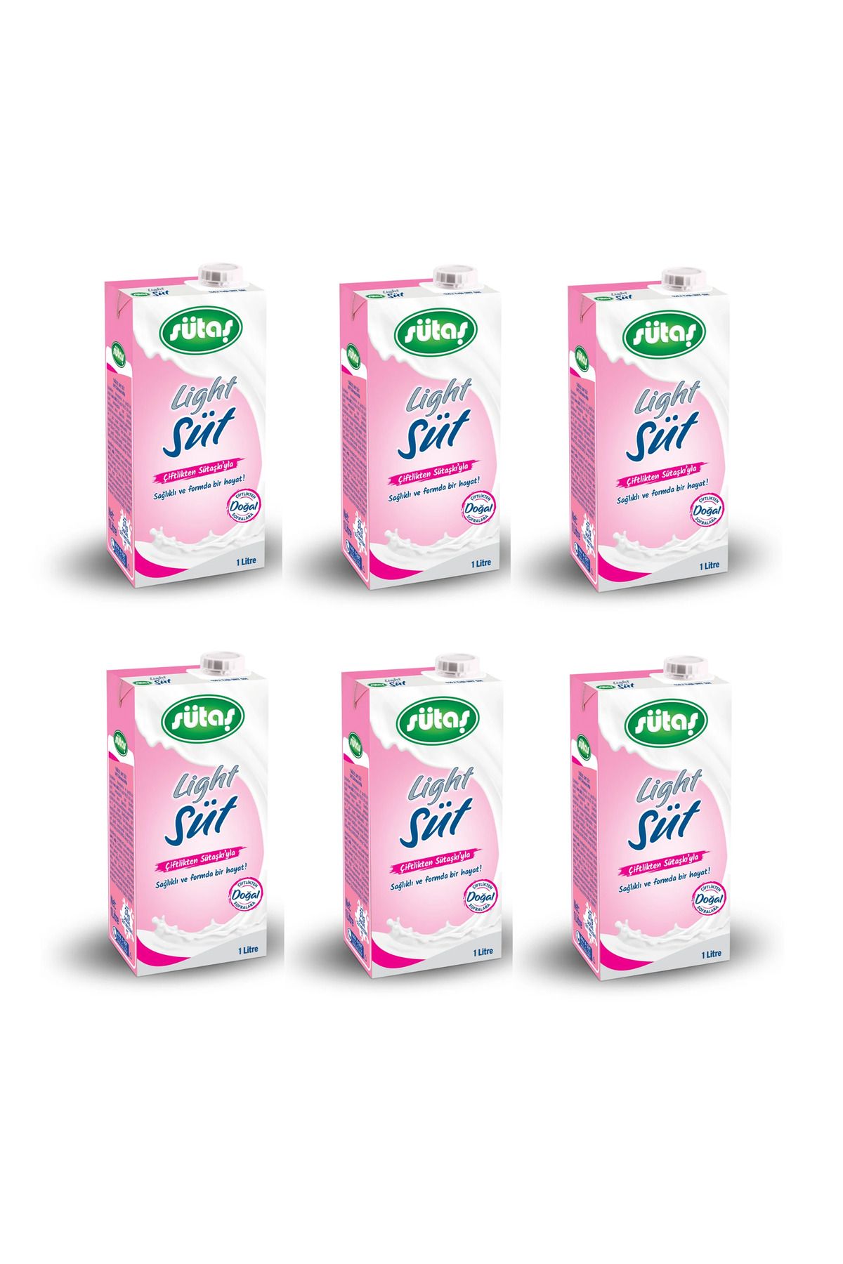 Sütaş Light Süt 1 Lt X 6 Adet